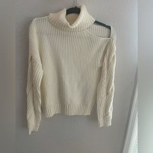 REVOLVE Cream Turtleneck Sweater